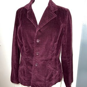 St John’s Bay Burgundy Corduroy Jacket